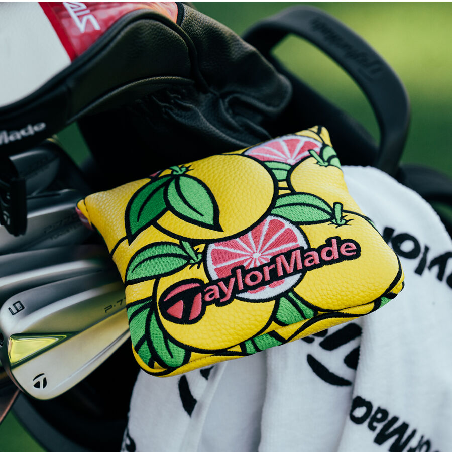 Taylormade Vault Limited Edition Grapefruit Sour Mallet Putter Cover