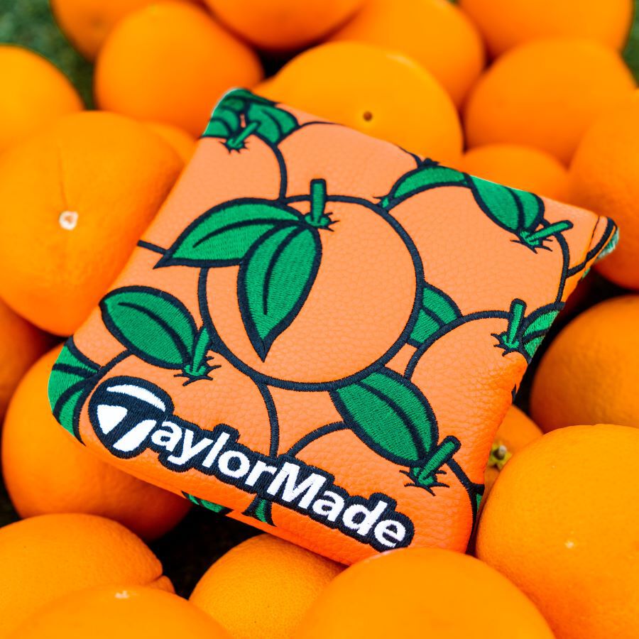 new taylormade vault limited edition freshly squeezed mallet putter head cover