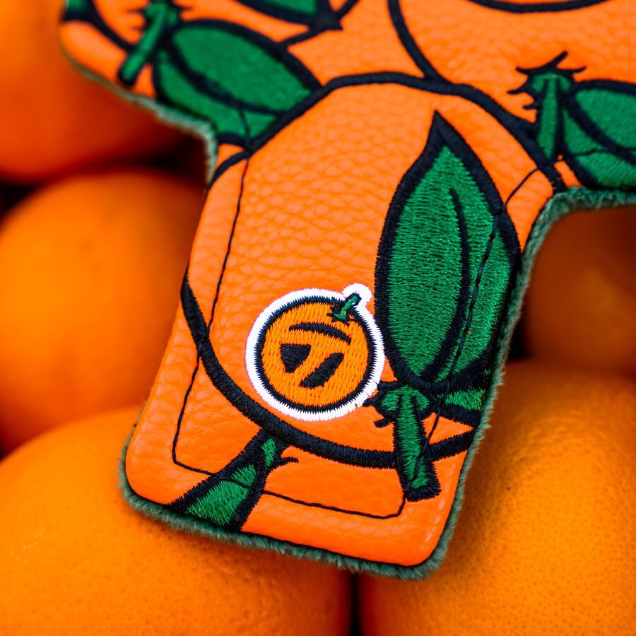 new taylormade vault limited edition freshly squeezed mallet putter head cover