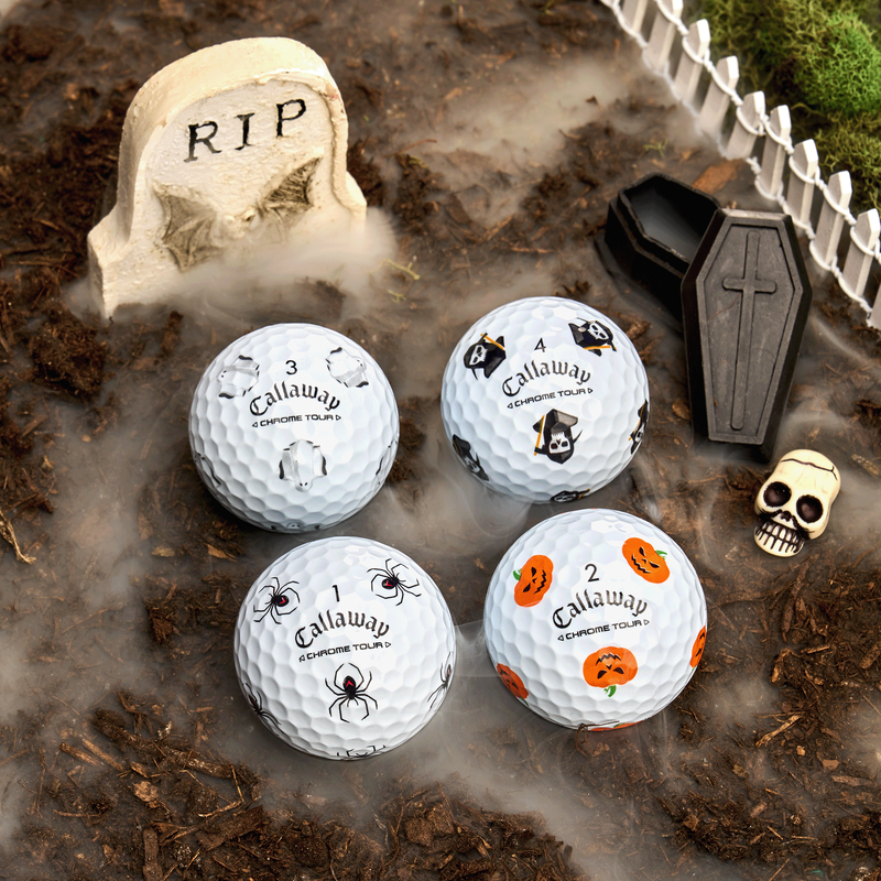 New 12 Callaway Chrome Tour Truvis Limited Edition Halloween Golf Balls