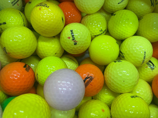 Wholesale 300 pearl/a grade mixed coloured golf balls