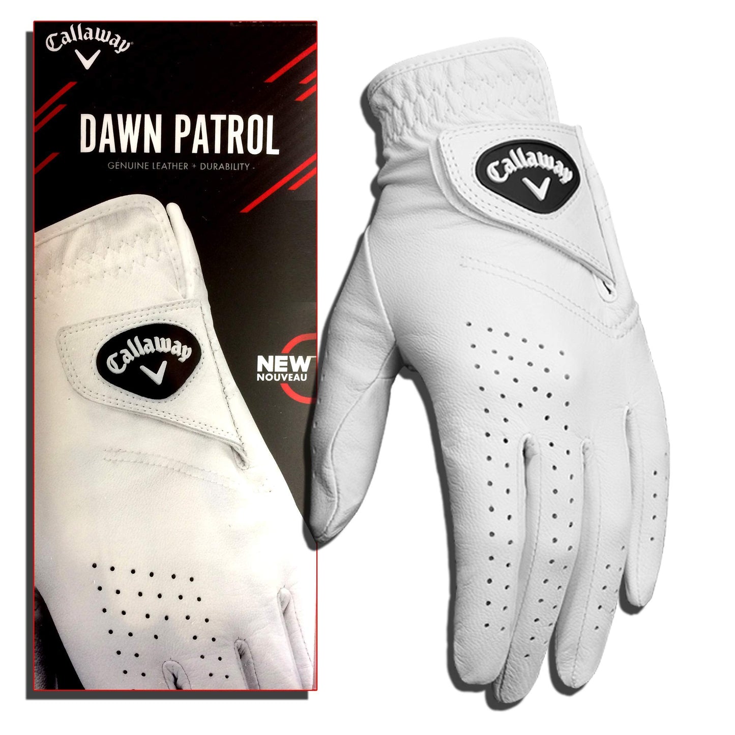 Callaway Dawn Patrol Leather Left Hand Glove For Right Hand Player Size Medium