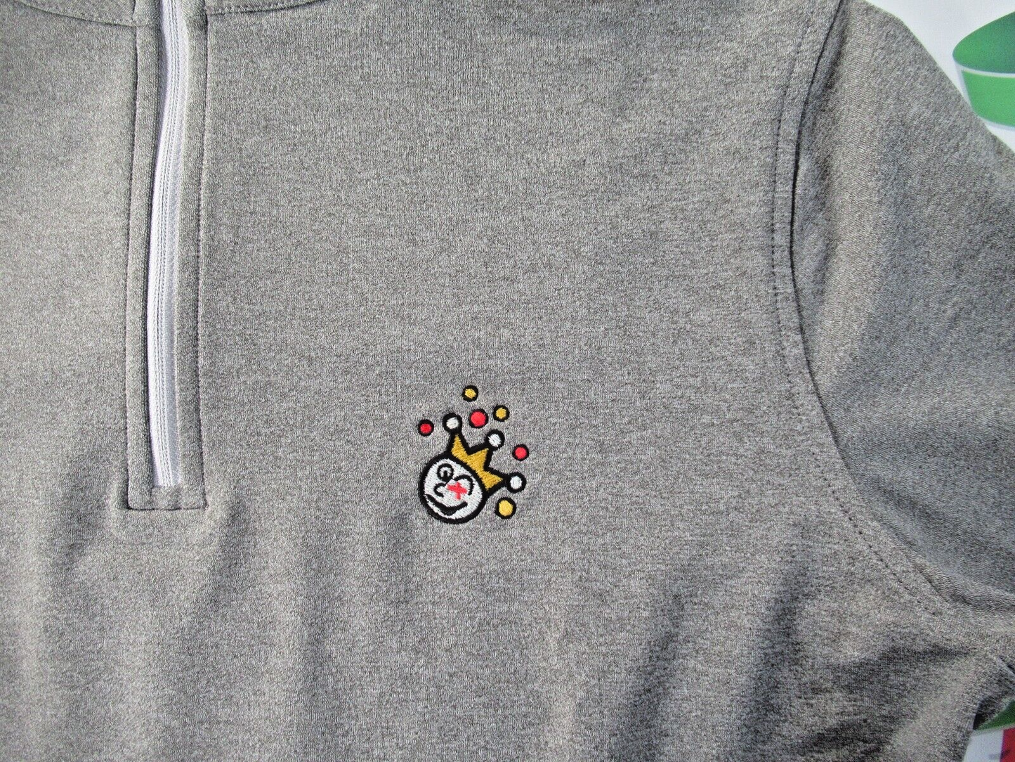 titleist scotty cameron Pullover jackpot johnny circle t 1/4 zip grey size small