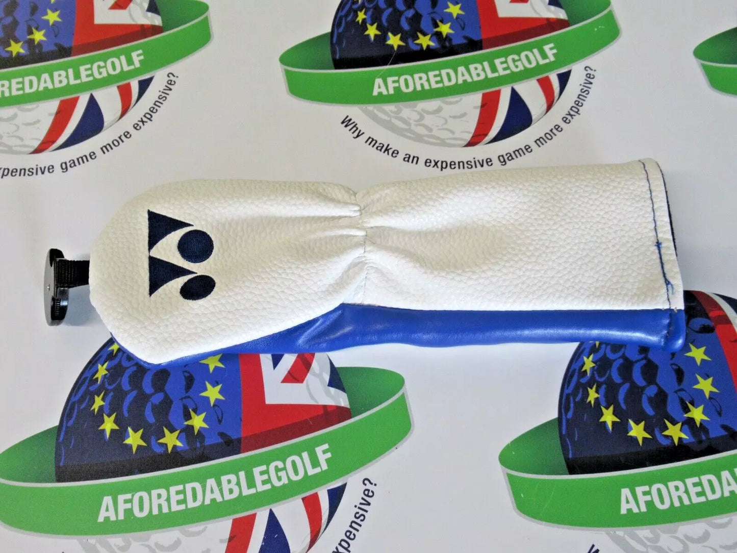 Used Yonex Ezone Elite 2 White/Blue/Black Hybrid/Rescue Head Cover