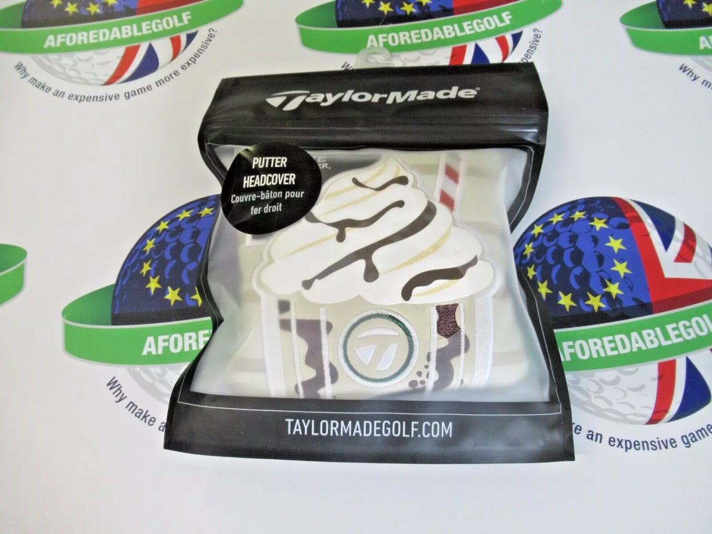 New Taylormade Vault Limited Edition Buckeye Milkshake Mallet Putter Head Cover