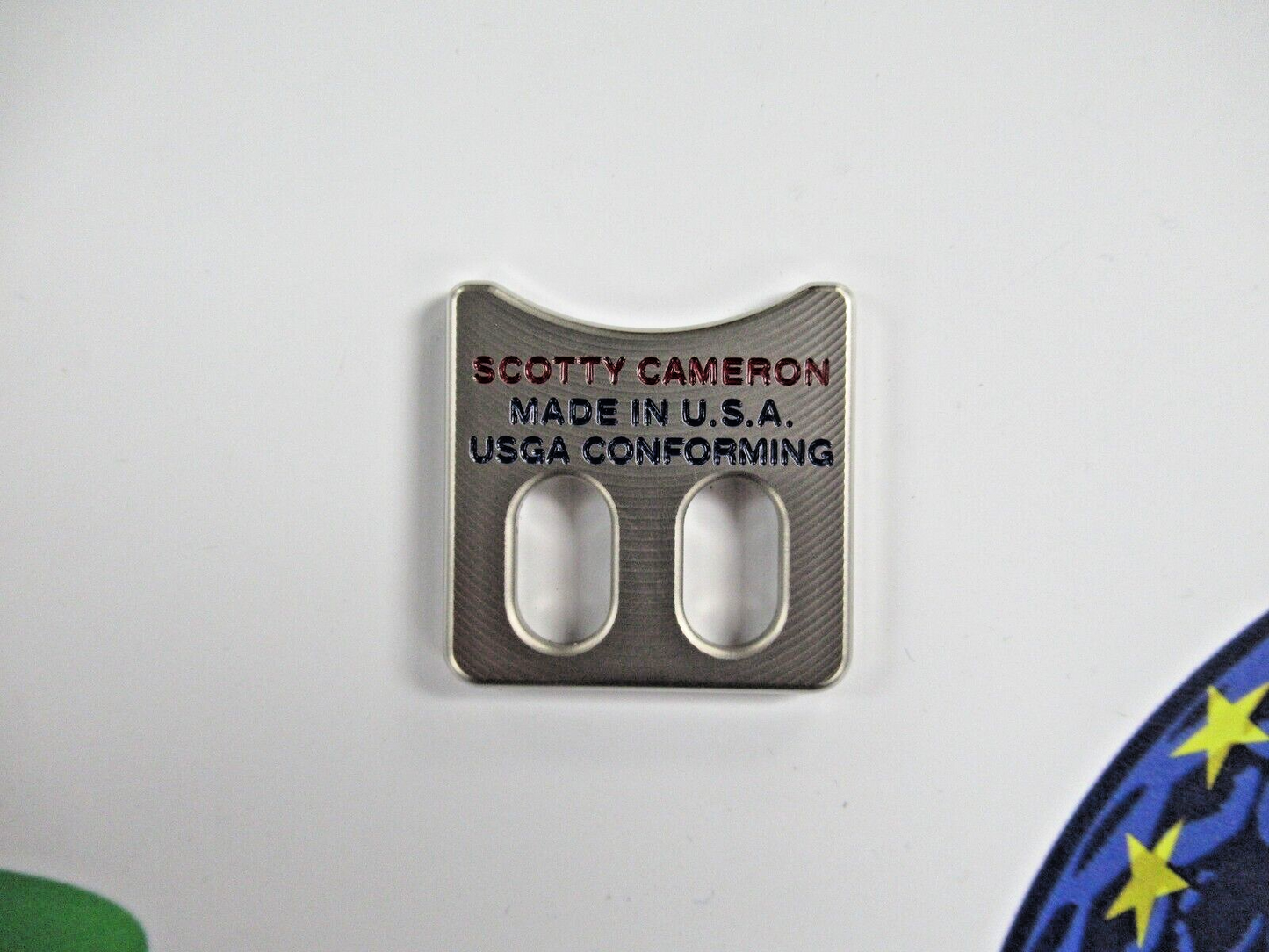 titleist scotty cameron Ball Alignment Tool - Navy & Translucent Red