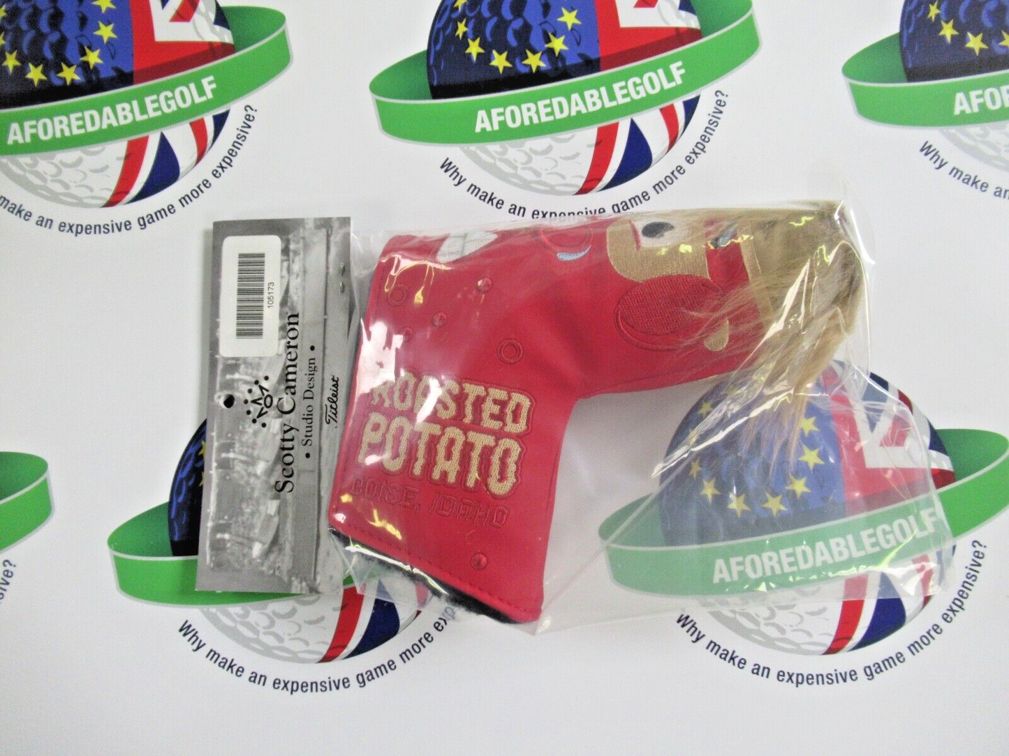 scotty cameron roasted potato boise, idaho limited edition putter head cover
