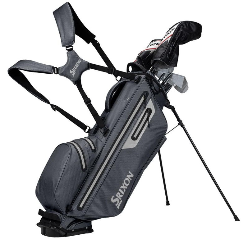 Srixon Waterproof Golf Stand Bag Charcoal/Silver