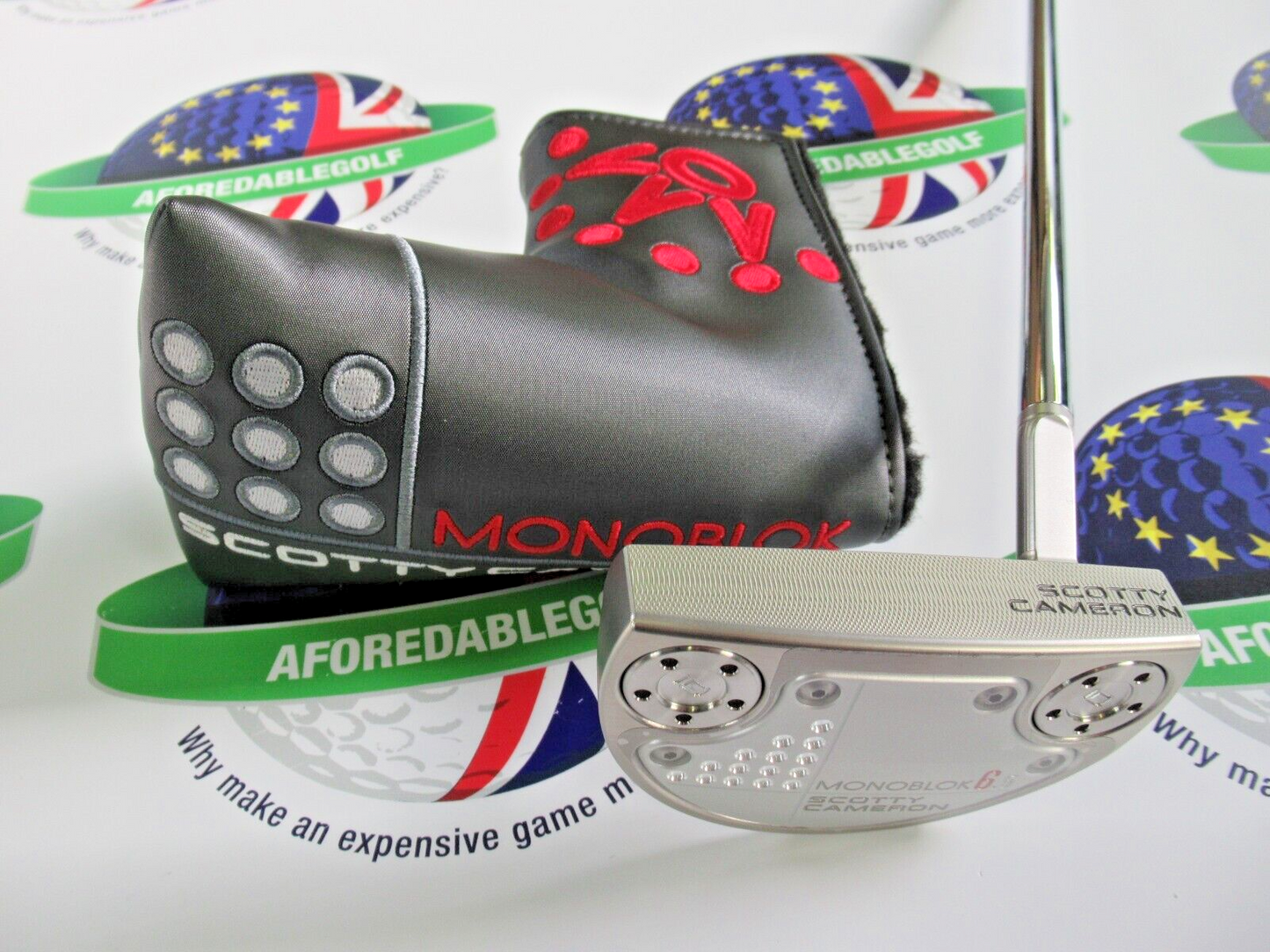 Titleist Scotty Cameron Limited Edition Monoblock 6.5 35" Putter & Head Cover