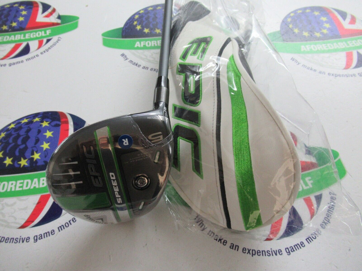 Callaway Left Hand Epic Speed 5 Fairway Wood Project X Hzrdus Smoke Green Im10 60G 5.5 Regular Flex