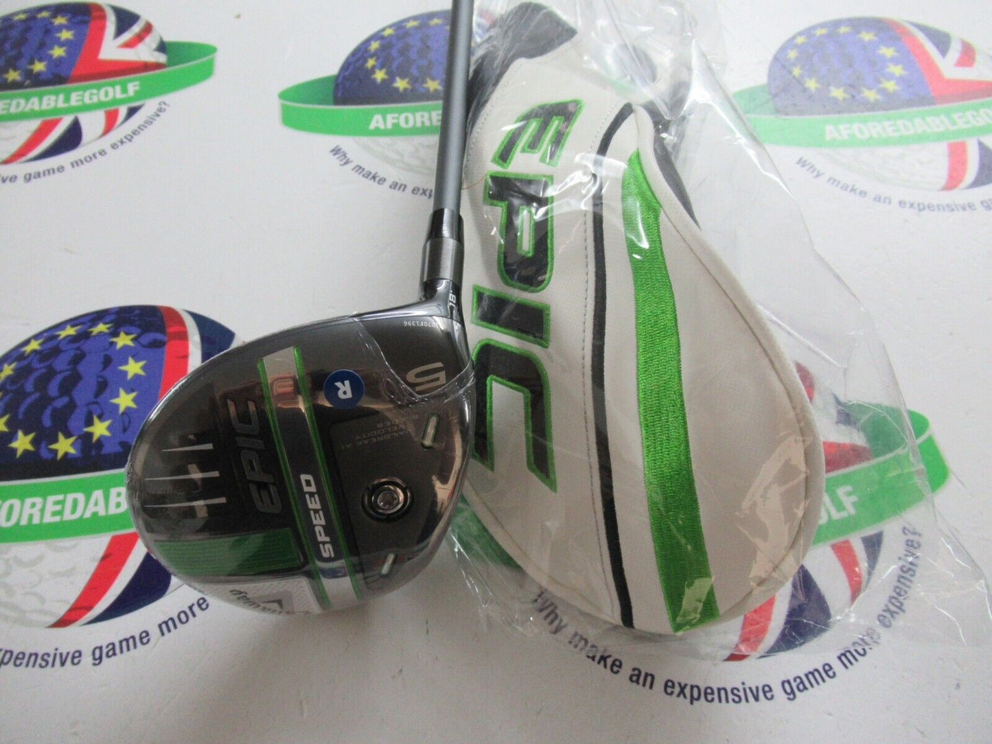 callaway left hand epic speed 5 fairway wood project x hzrdus smoke green im10 60g 5.5 regular flex