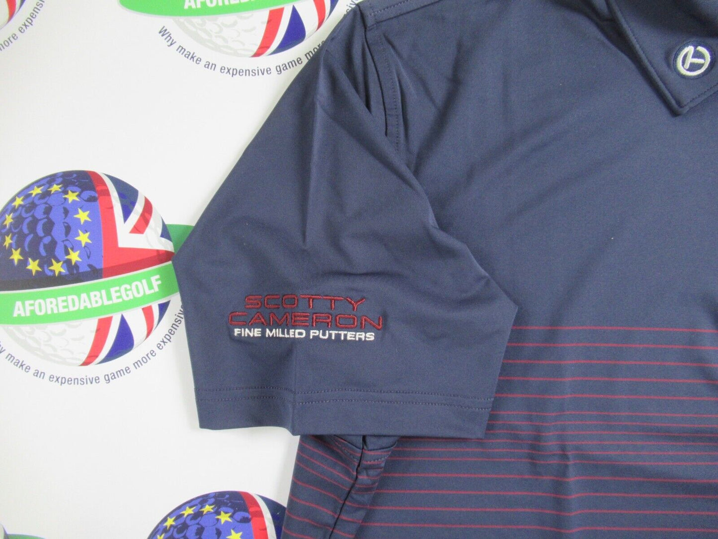 scotty cameron Polo Shirt - Super Rat - Graycliff Performance Jersey - Navy xl