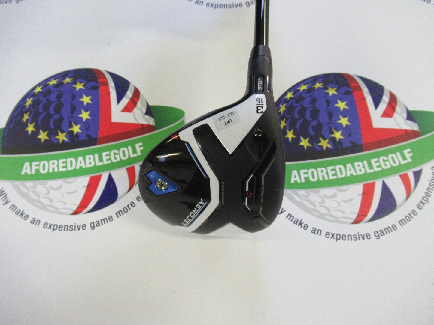 Used Cobra Aerojet Left Hand 15 Degree 3 Wood Kai'Li 60 Graphite Stiff Flex