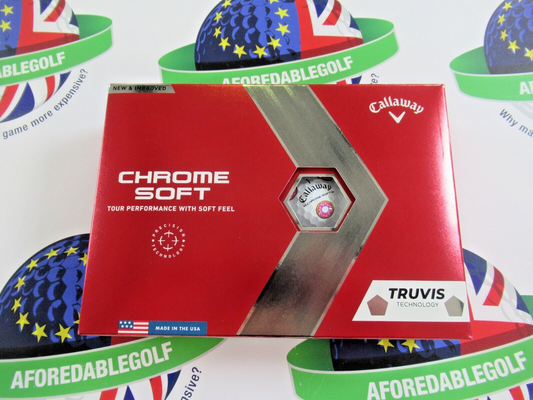 new 12 callaway chrome soft truvis national donut day limited edition golf balls