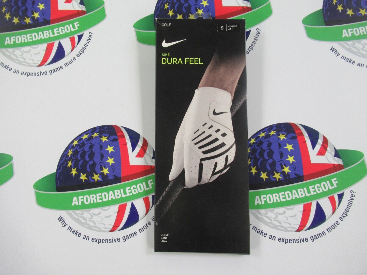 Nike Dura Feel Synthetic Leather Ladies Golf Glove Left Hand Glove Size Small