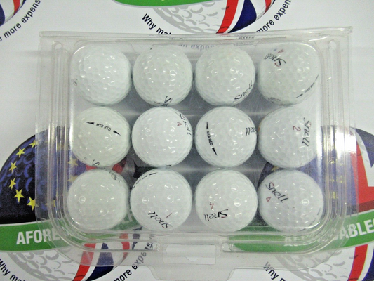 12 snell mtb red golf balls pearl/pearl 1 grade
