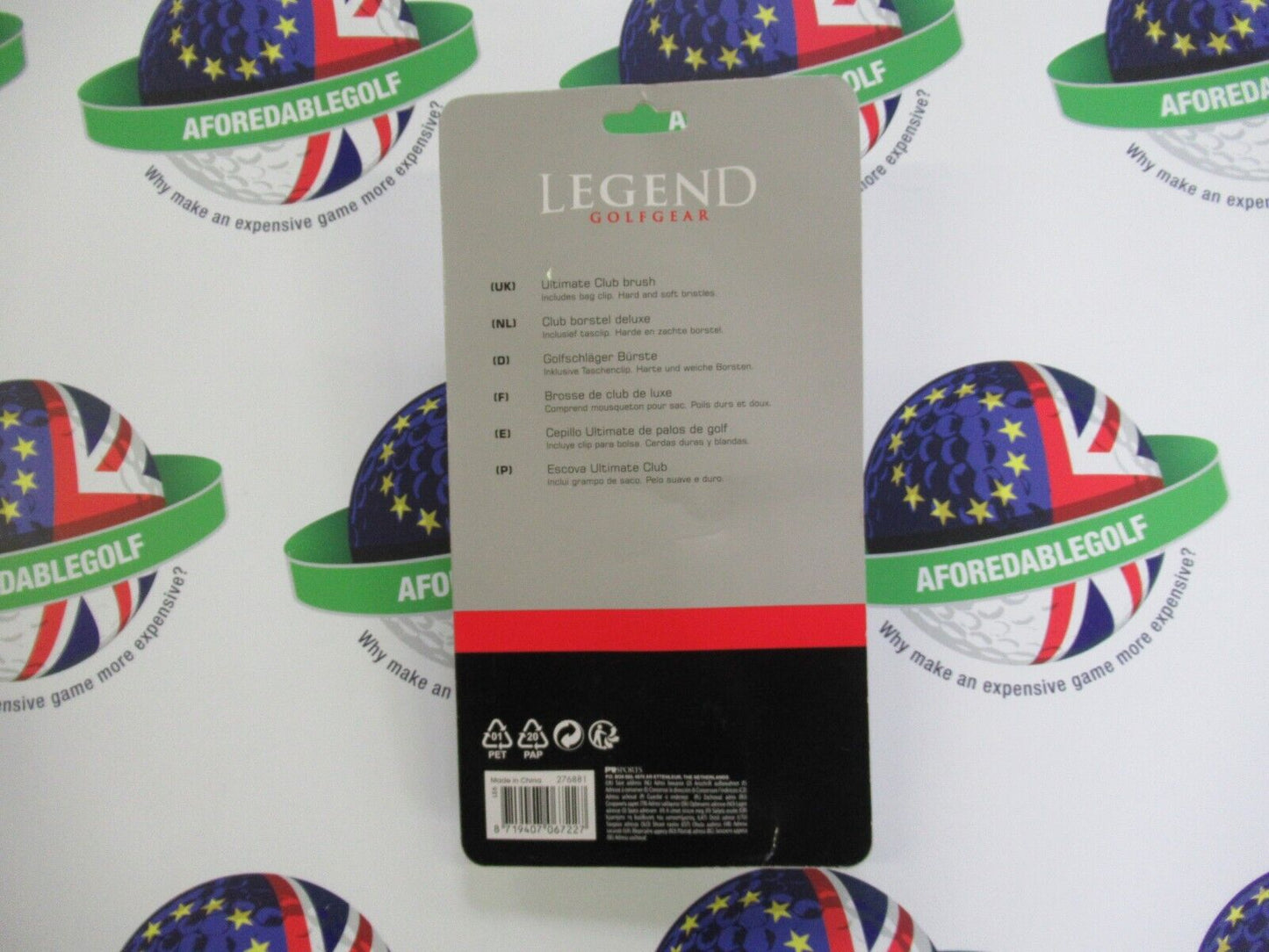 legend golf gear ultimate golf club cleaning brush