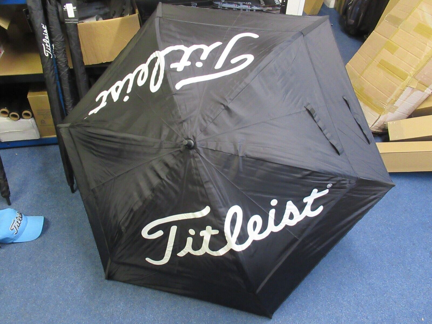 titleist double canopy gust buster umbrella