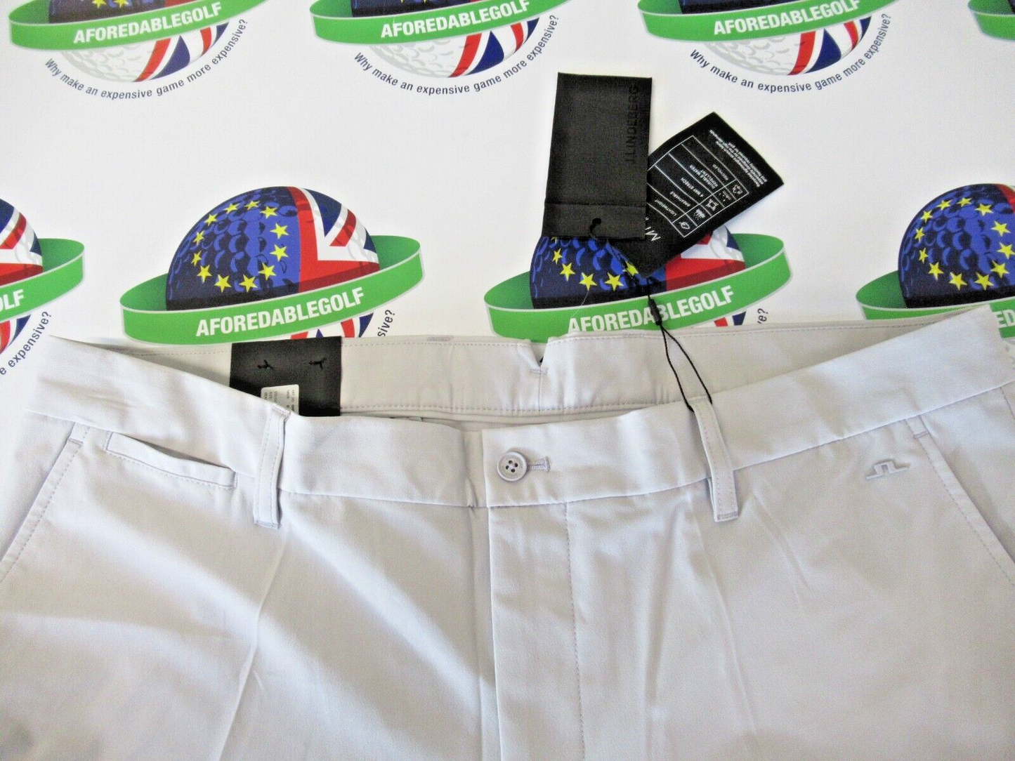 J.Lindeberg Ellott Micro High Stretch Trousers Micro Chip Waist 34" Leg 30"