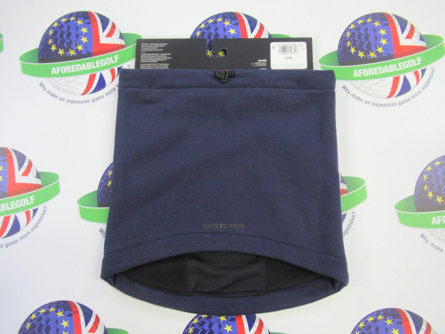 Under Armour Golf Storm Fleece Neck Gaiter Midnight Navy/Black