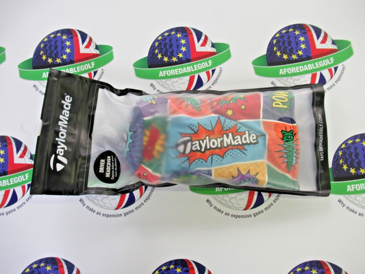 new taylormade vault limited edition smash! boom! pow! driver head cover