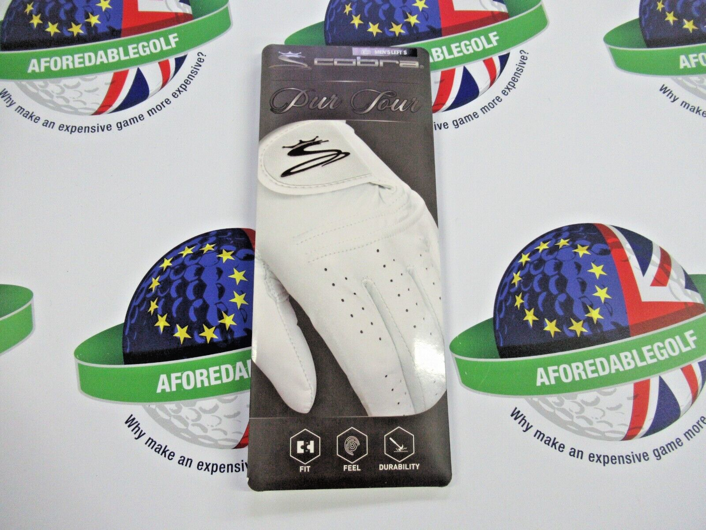 Cobra Pur Tour Cabretta Leather Left Hand Golf Glove Size Small