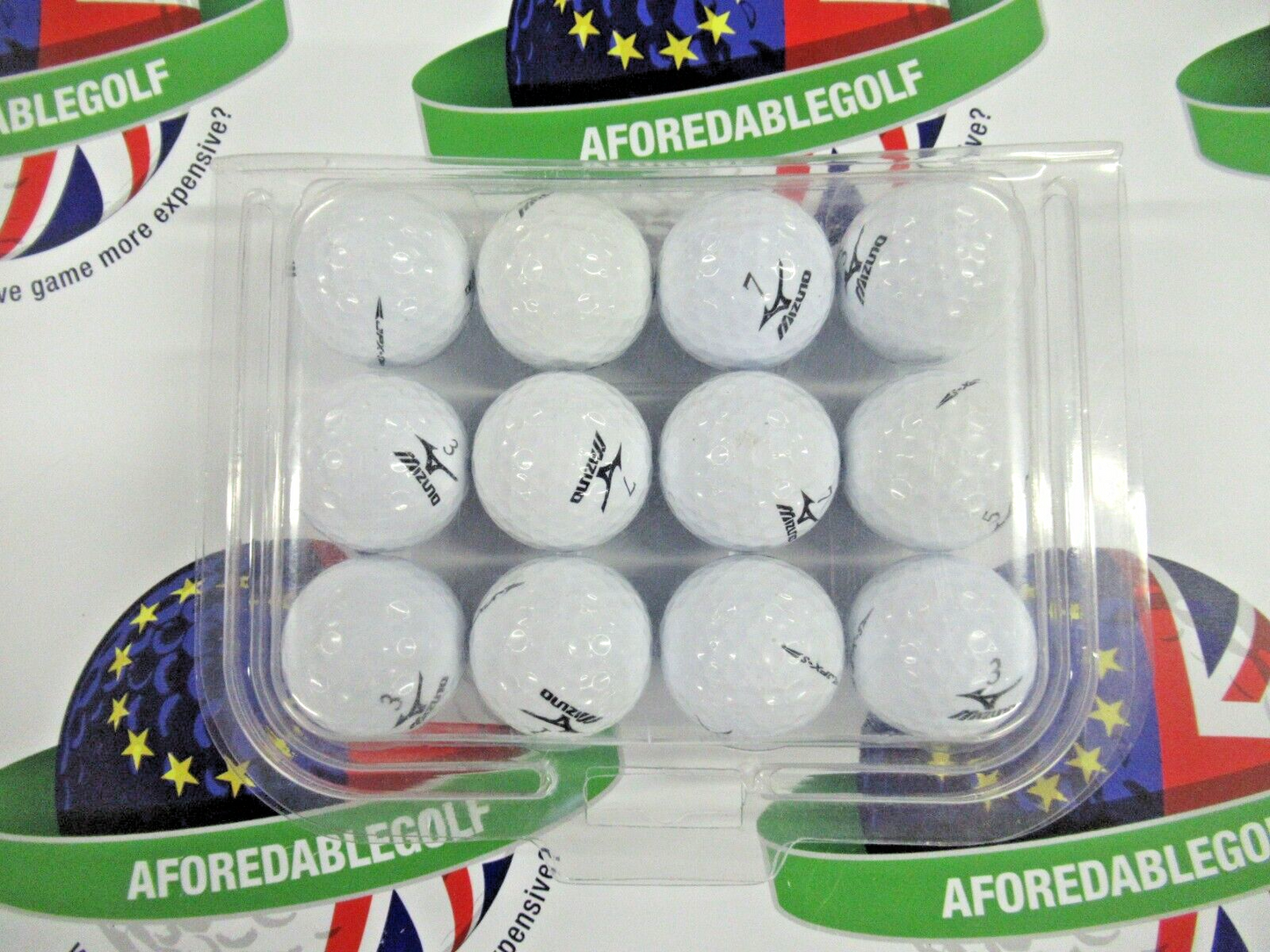 12 Mizuno jpx-s golf balls pearl/pearl 1 grade