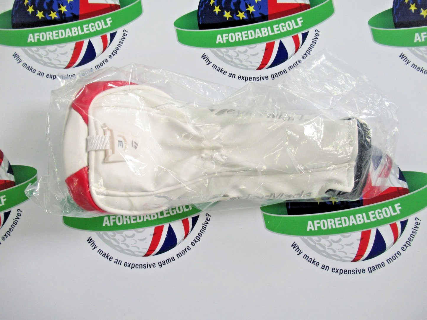 New Taylormade Stealth White/Silver Fairway Wood Head Cover