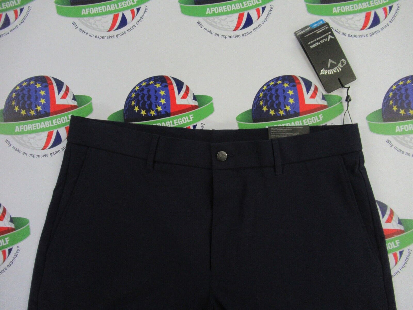 callaway chev II golf trousers navy waist 30" x leg 30"