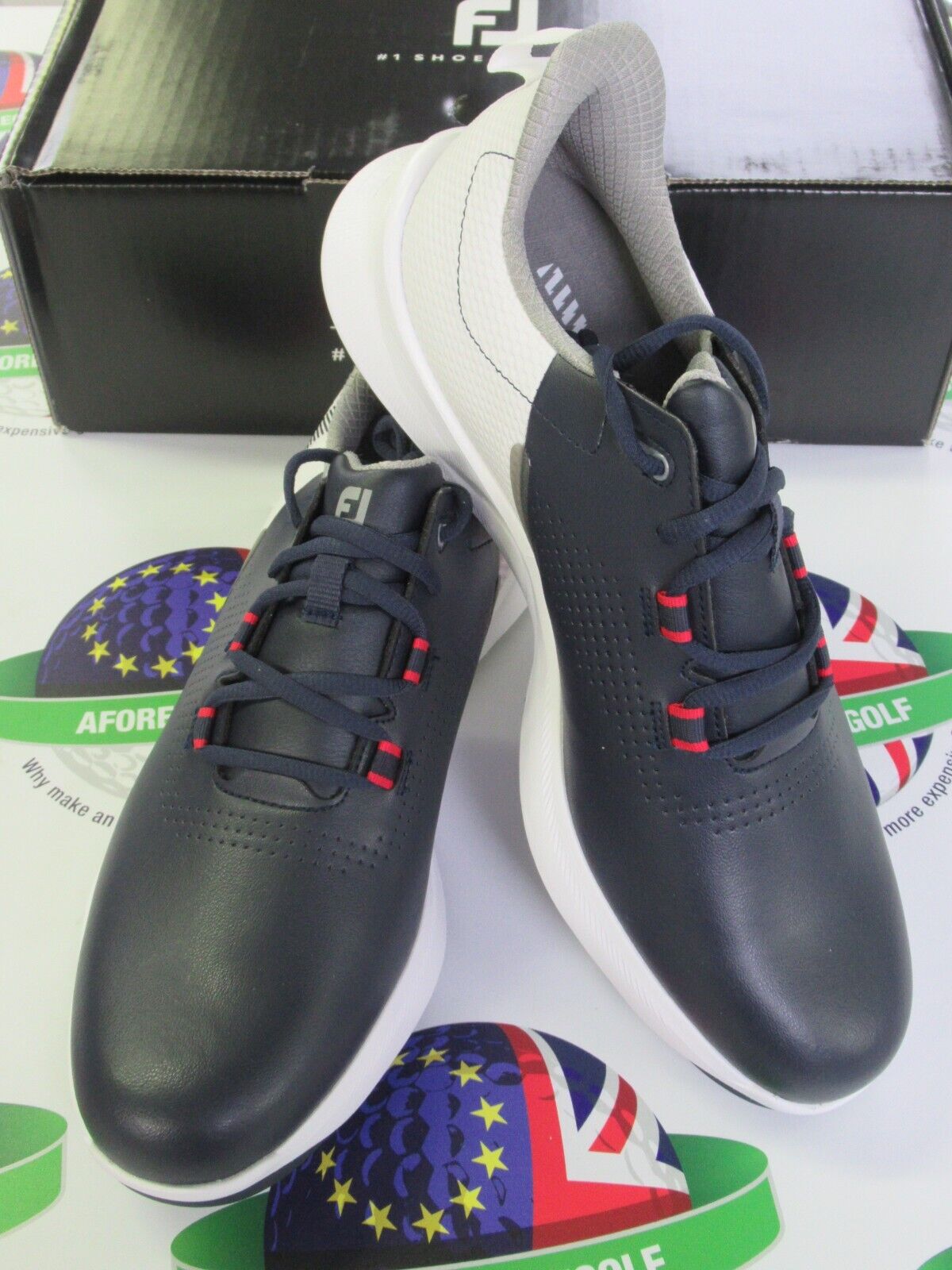 Footjoy Fj Fuel Waterproof Golf Shoes 55442K Navy/White UK Size 7.5 Medium