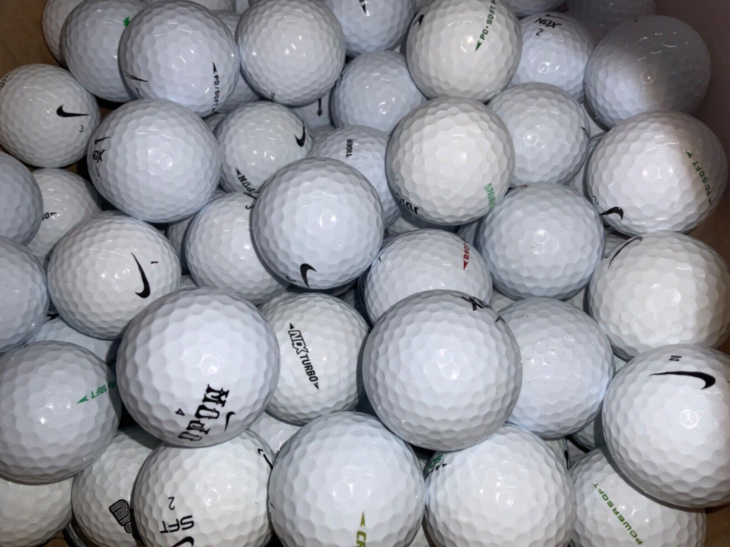 50 nike mixed golf balls pearl/pearl 1 grade