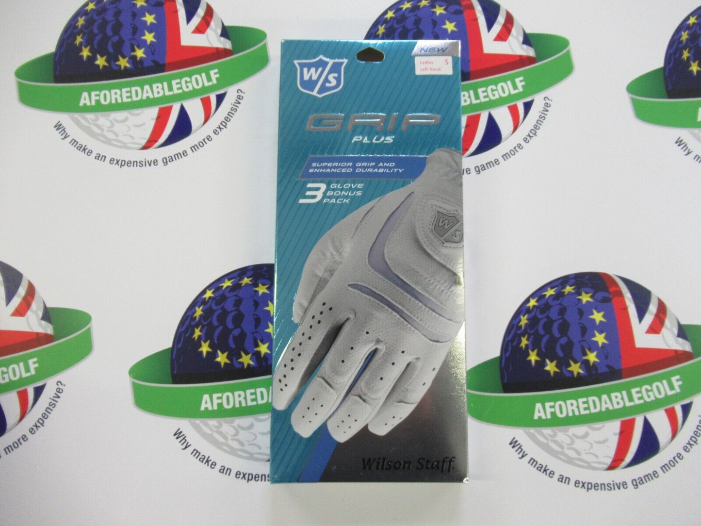 Wilson Staff Grip Plus 3 Glove Bonus Pack Left Hand Womens Gloves Size Small