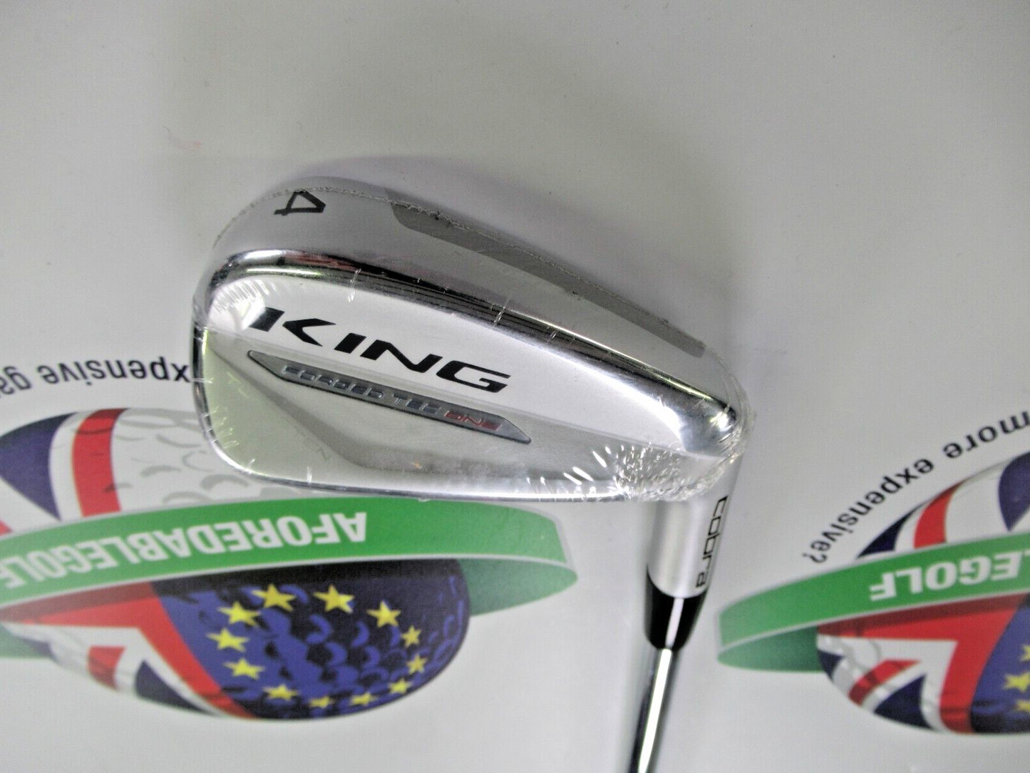 New Cobra King Forged Tec One 4 Iron With Kbs $-Taper Lite Steel Shaft Stiff Flex