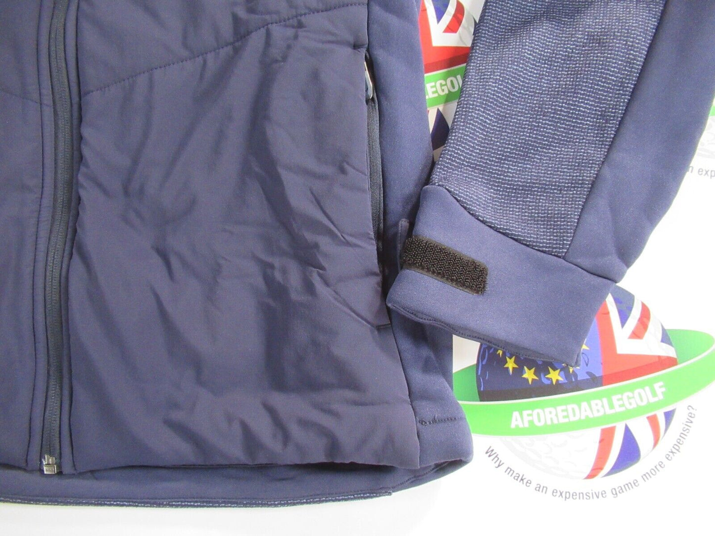 callaway primaloft thermal mixed media insulated jacket dark navy uk size small