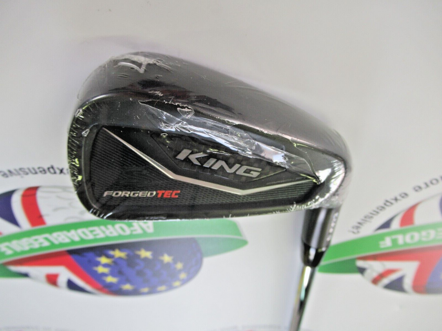 New Cobra Forged Tec Black 7 Iron Steel Shaft Stiff Flex