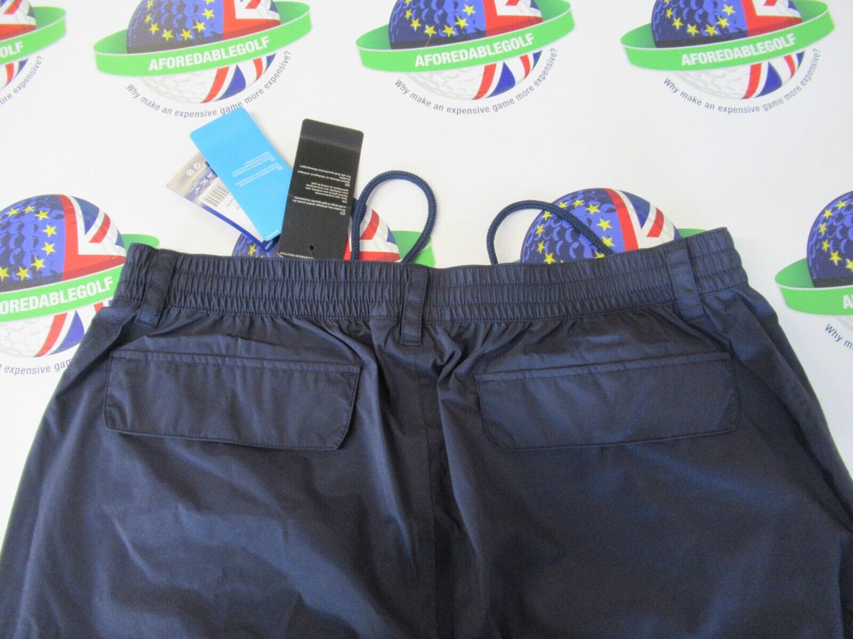 Mizuno NeXLite Flex Waterproof Trousers Navy Waist 38" X Leg 31"