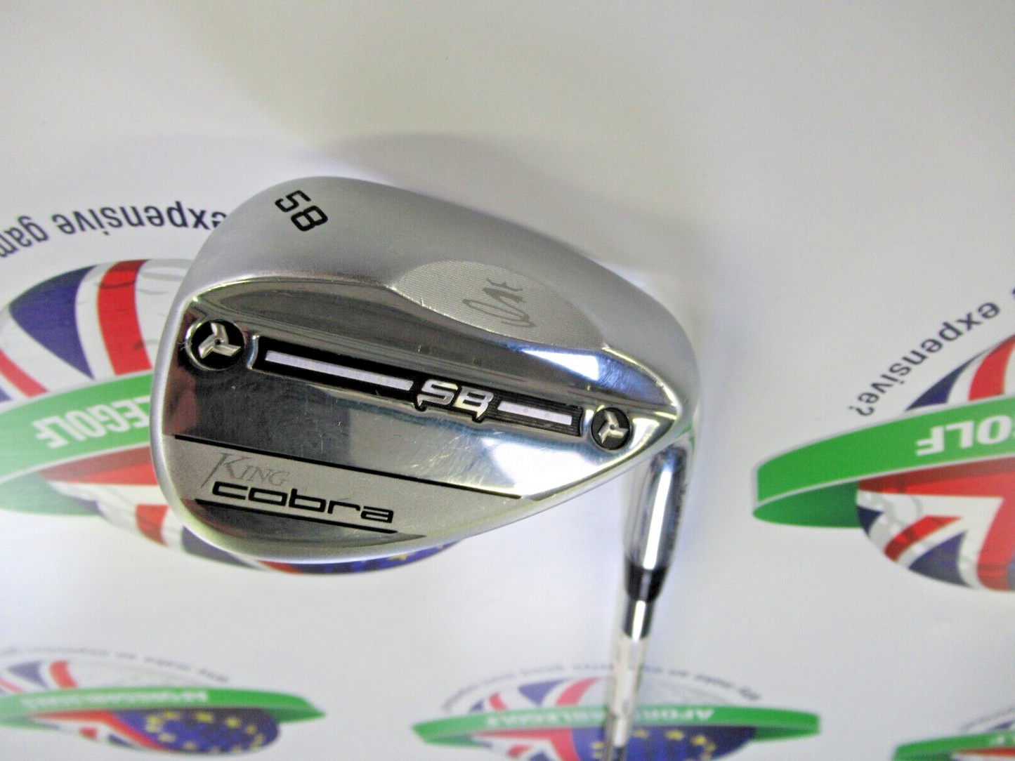 Used Cobra Sb Snakebite 58 Degree 08 Versatile Lob Wedge Kbs Hi-Rev 2.0 125 Stiff