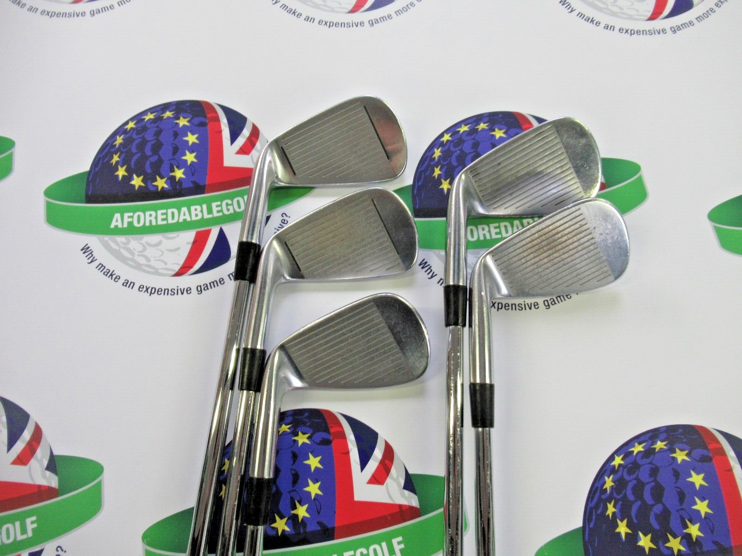 Used Taylormade Rsi Forged Iron Set 6-9 Iron & Pw Project X 6.5 Steel Shafts X-Flex