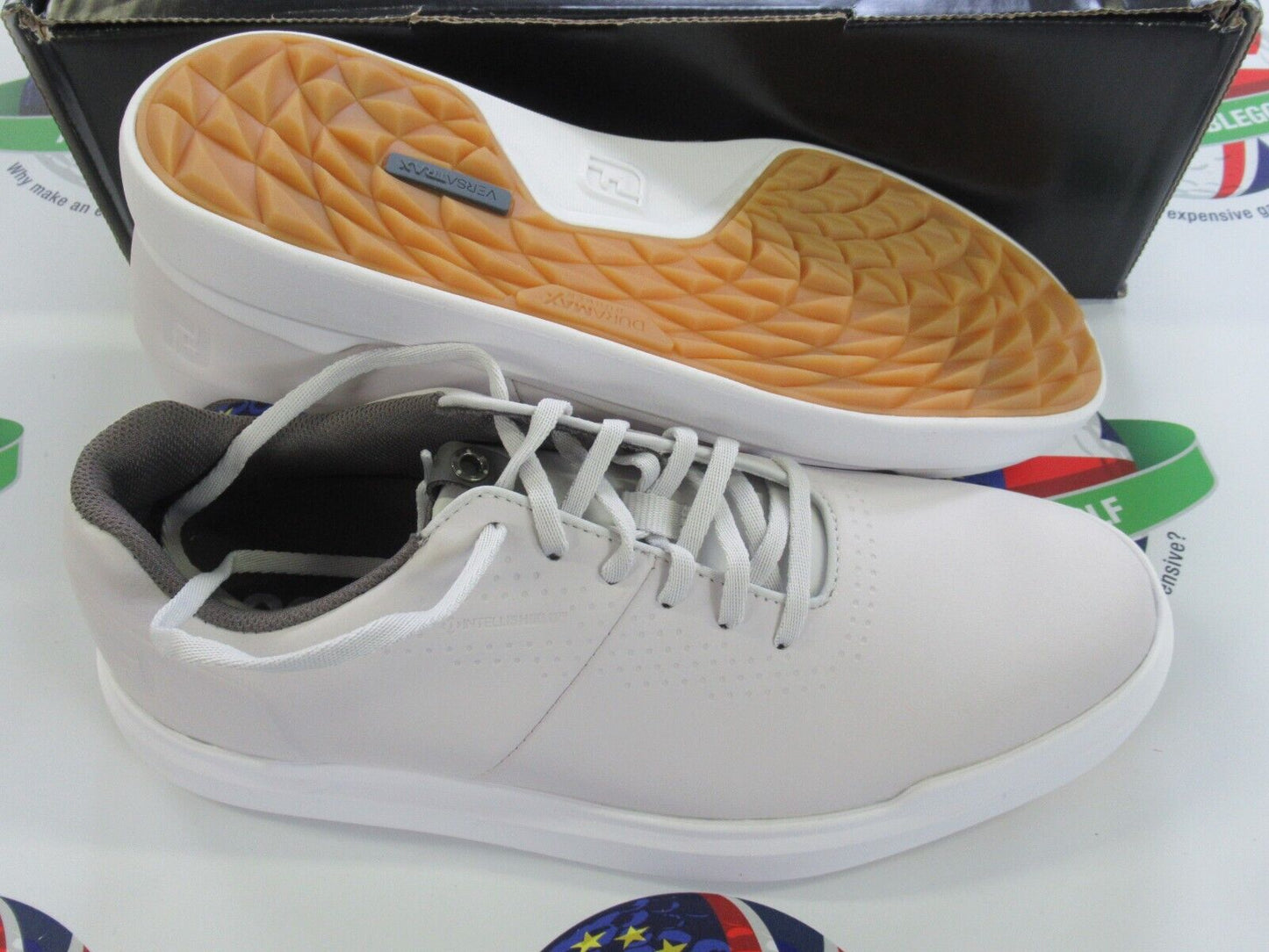 footjoy contour casual golf shoes 54088k white uk size 11 medium