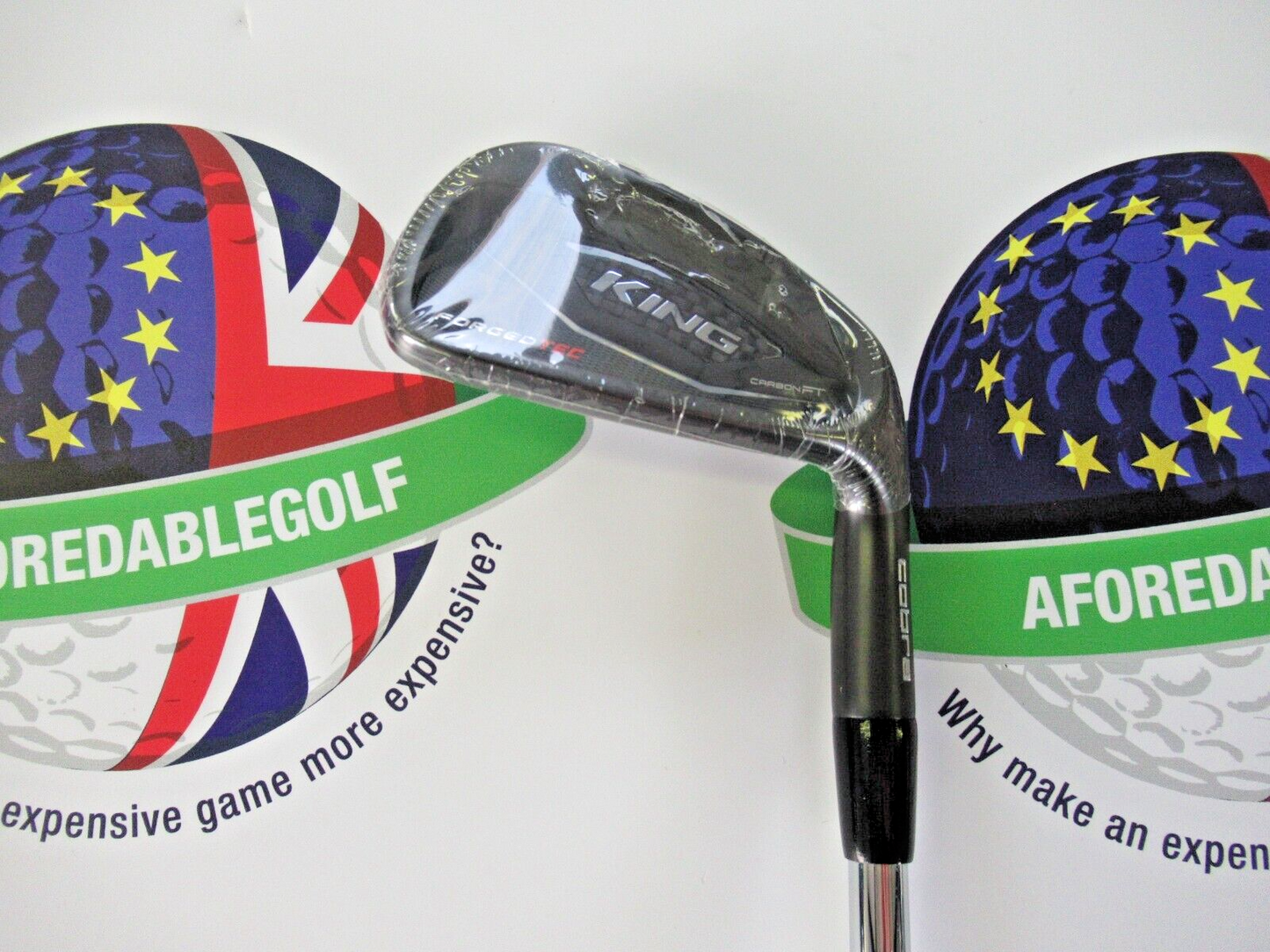 New Cobra Forged Tec Black 7 Iron Steel Shaft Stiff Flex