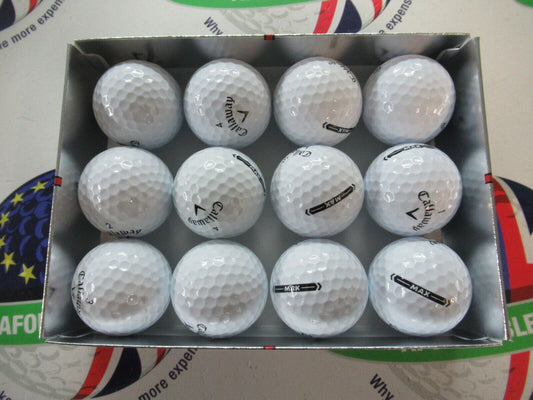 12 callaway supersoft max golf balls pearl/pearl 1 grade