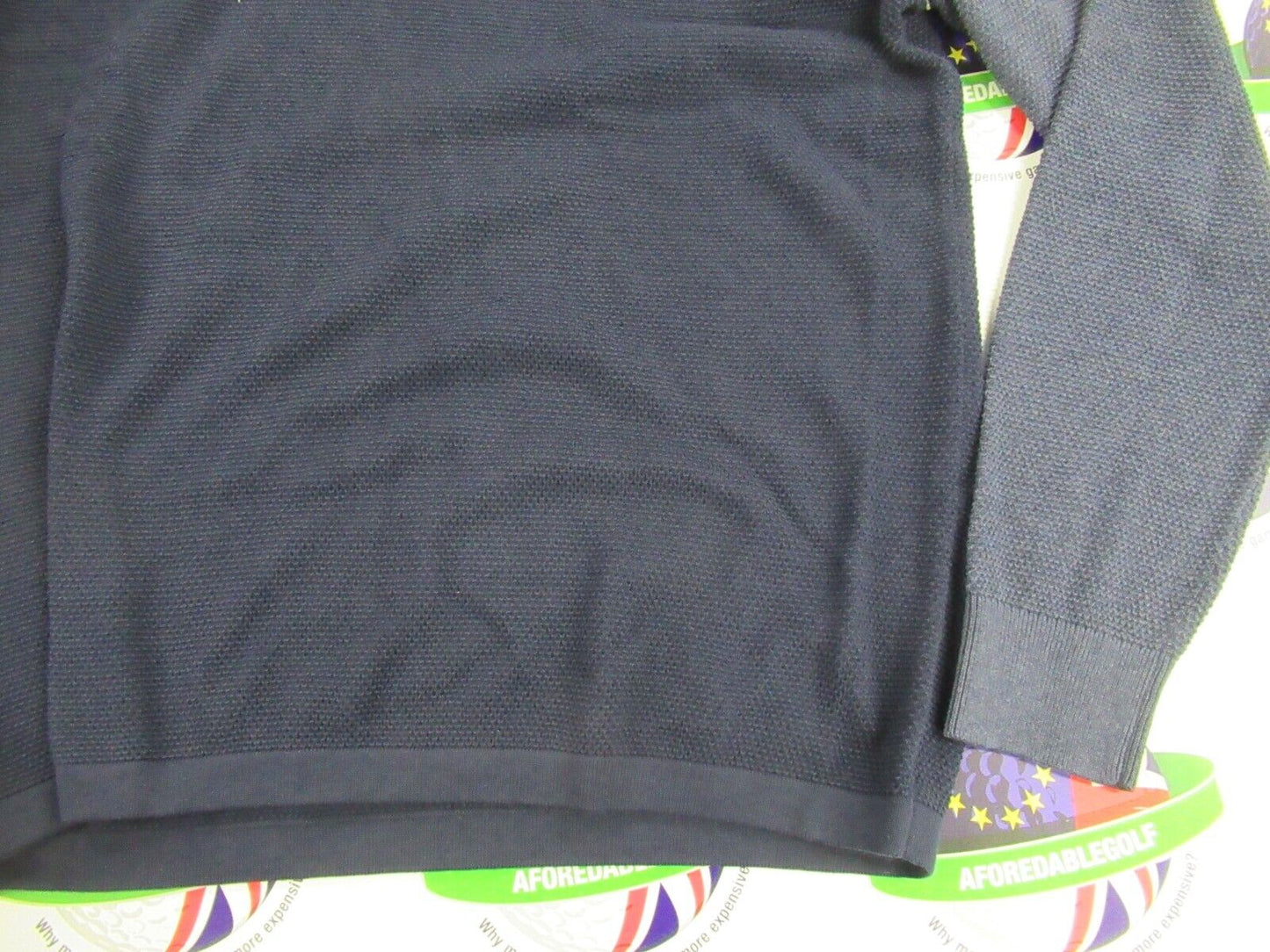 Original Penguin Performance Hooded Sweater Black Iris/Bijou Heather UK Size XL