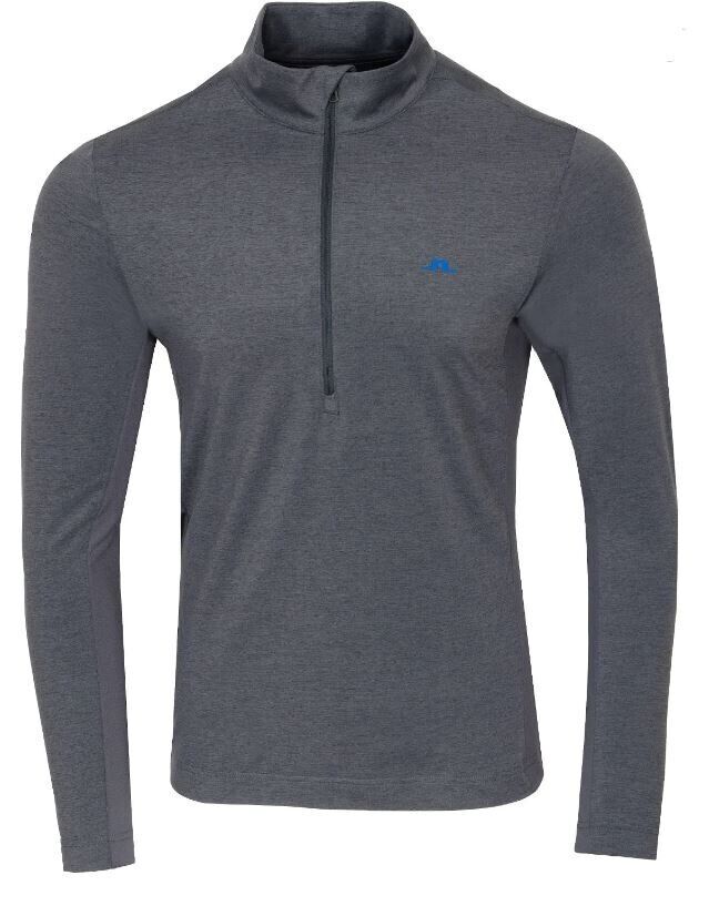 J Lindeberg Luke Half Zip Mid Layer Volcanic Ash Melange UK Size Small