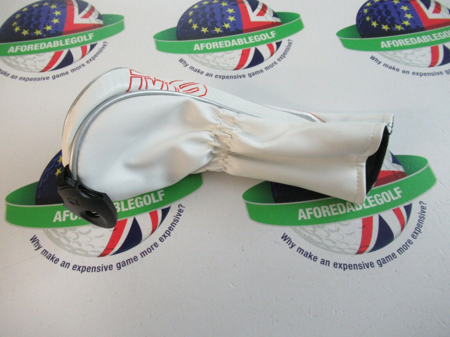 Used Taylormade M6 White/Silver Fairway Wood Head Cover