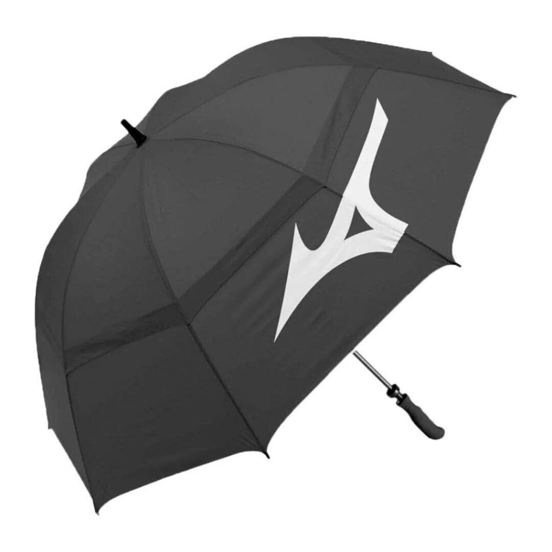 Mizuno Tour Twin Canopy Gust Buster 55" Umbrella Black/White