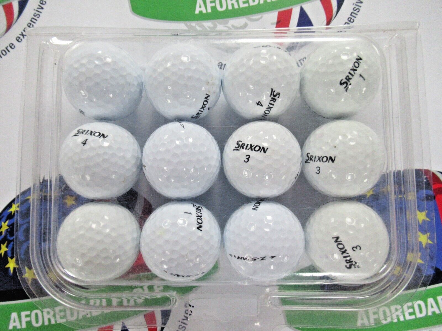 12 Srixon Z-Star Golf Balls Pearl/Pearl 1 Grade