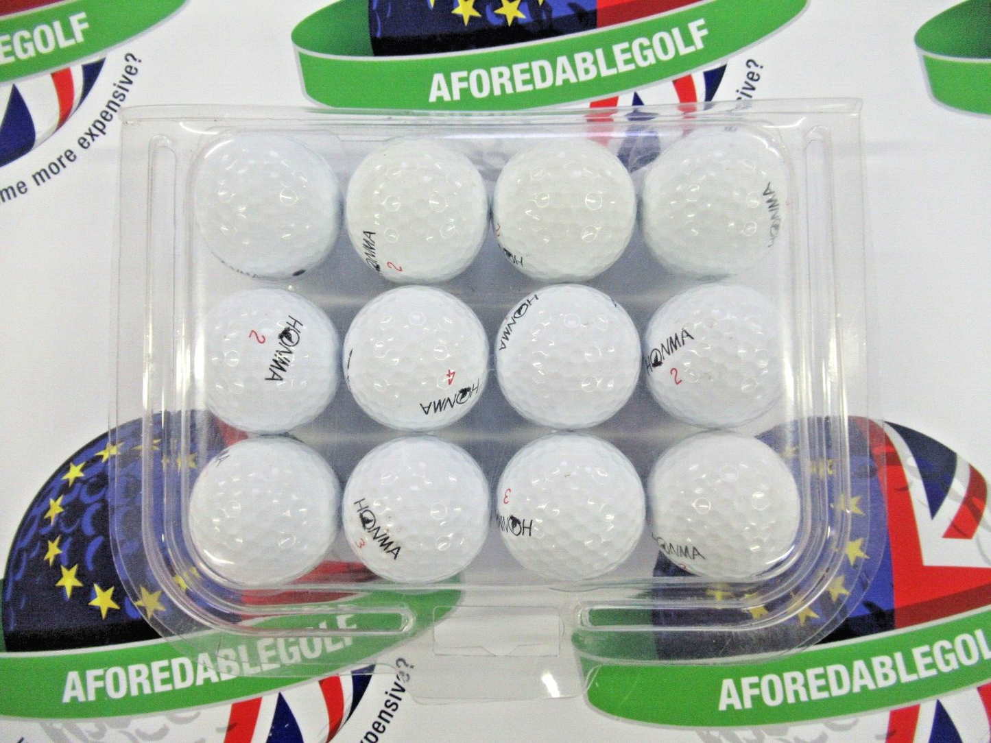 12 honma tw-x golf balls pearl/pearl 1 grade