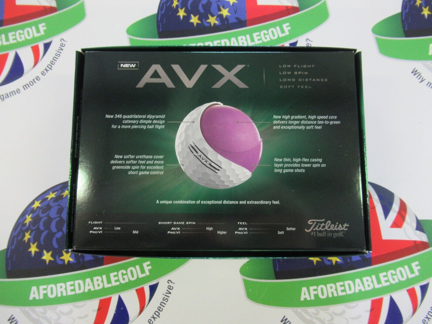 new 1 dozen 12 titleist AVX golf balls