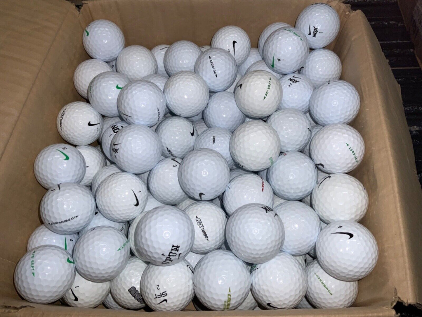 50 nike mixed golf balls pearl/pearl 1 grade