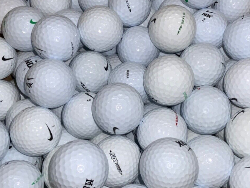 50 Nike Mixed Golf Balls Pearl/Pearl 1 Grade